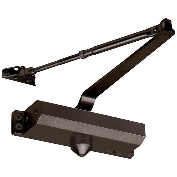 Tell 500 Series Door Closer, Aluminum DC100033 Zoro